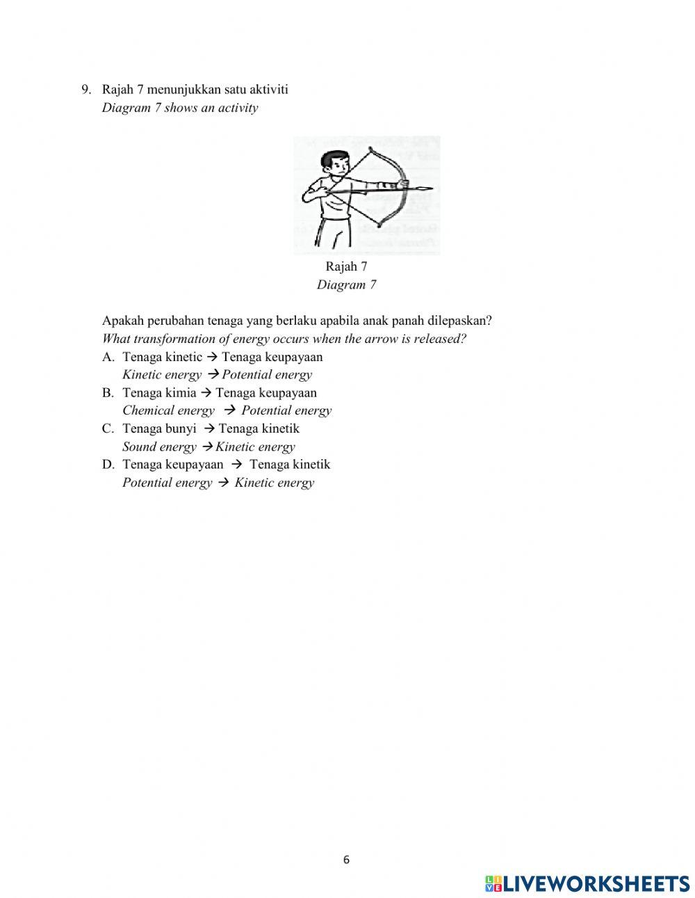 Soalan Kertas 1 Tahun 5