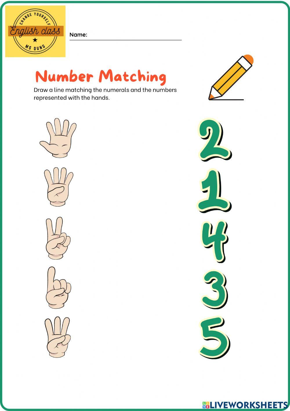 Number Grade 1 worksheet | Live Worksheets