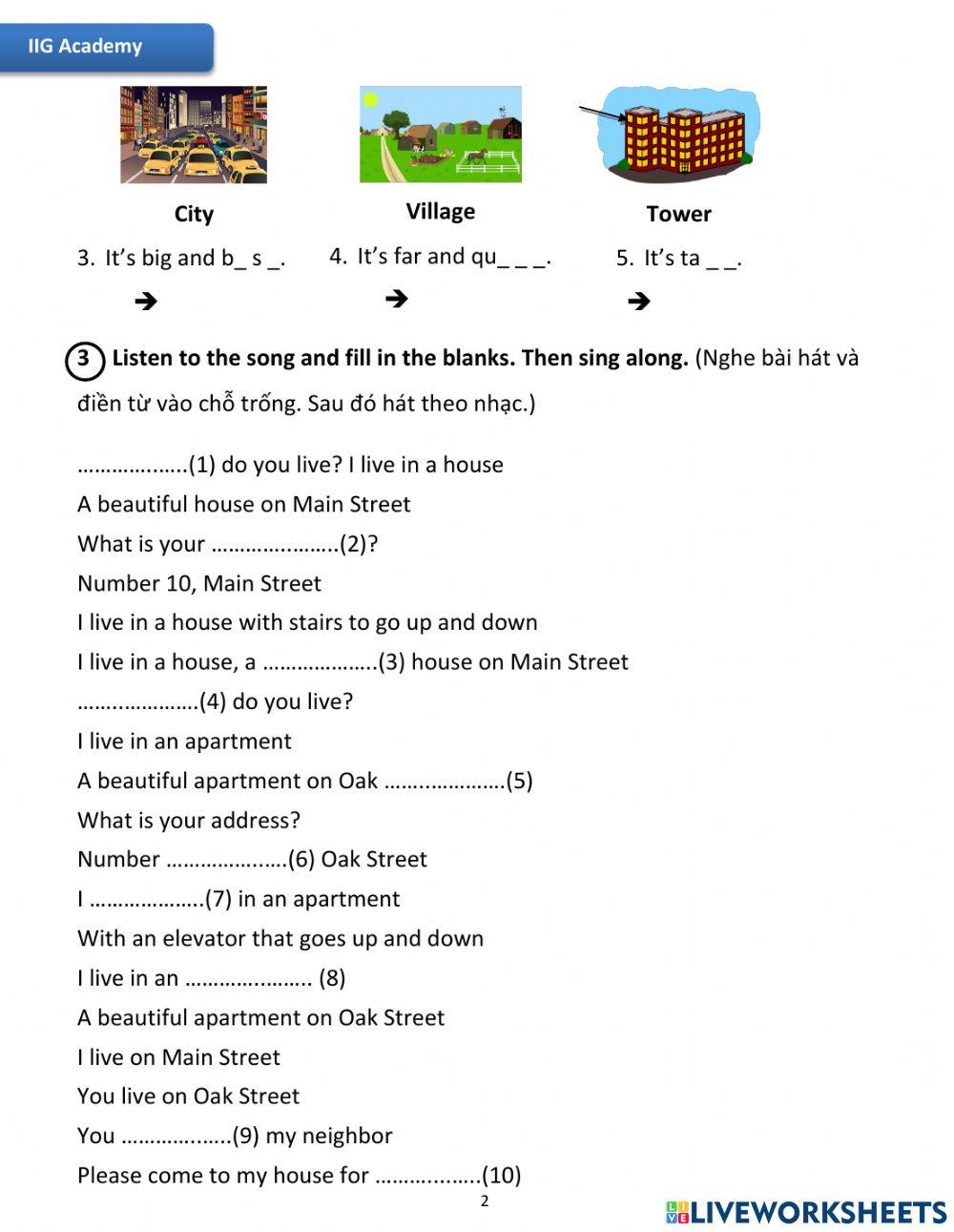 IIG-Grade 5-Worksheet 2