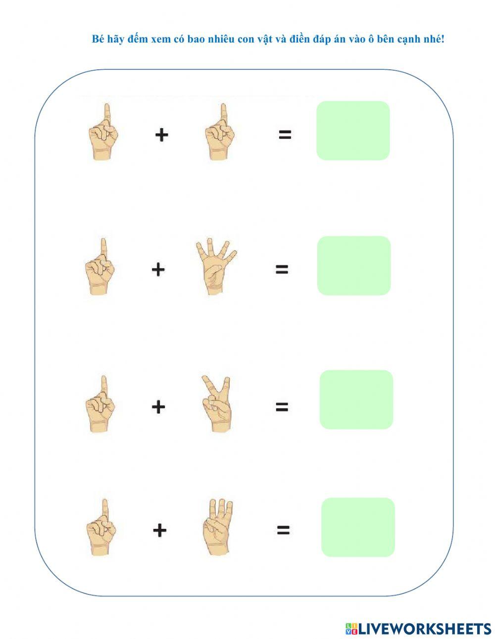 Ôn số lượng trpng phạm vi 5