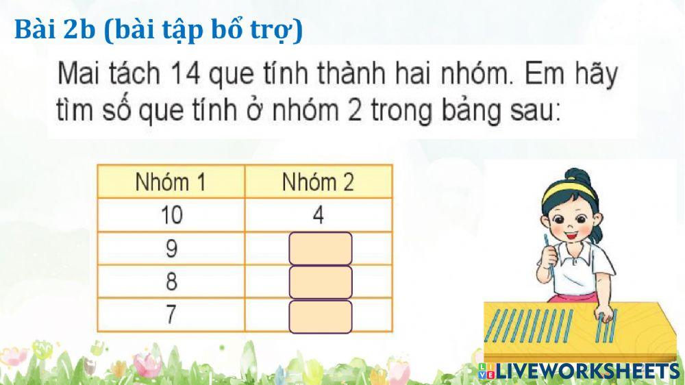 Toán tuần 4 tiết 3 bài 1
