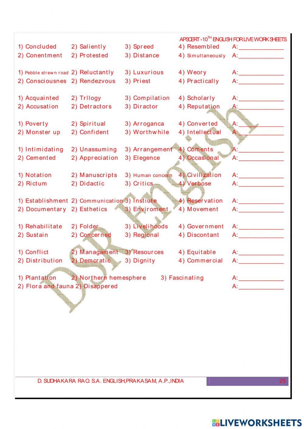 10th english SPELLINGS corrections.2