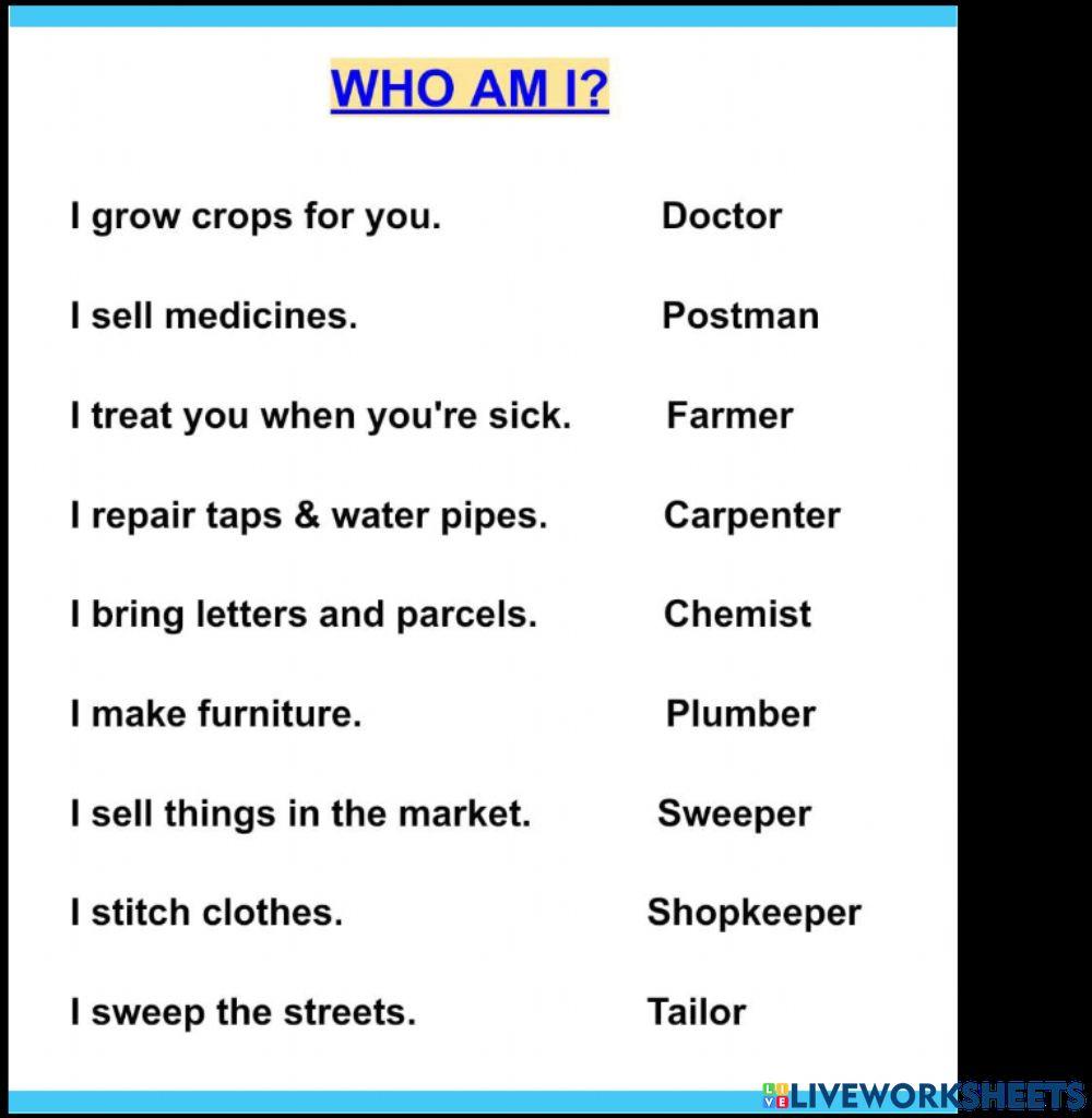 Who am I?