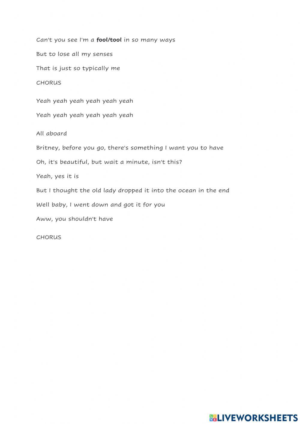 Ooops I did it again