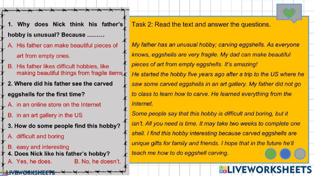 E7 - Skills 1 - Reading