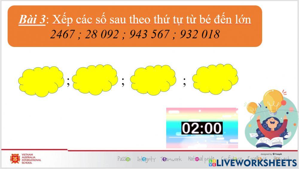 Tuần 2 - toán - thứ 4 - bài 3