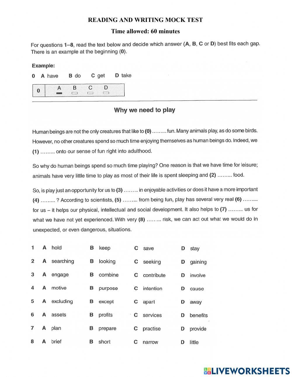 10 ChuyenAnh - Reading and Writing Practice Test (IELTS, FCE, Email)