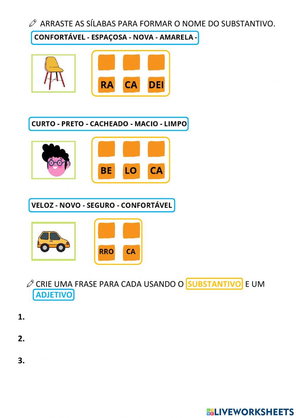 Substantivo e Adjetivo prof alini