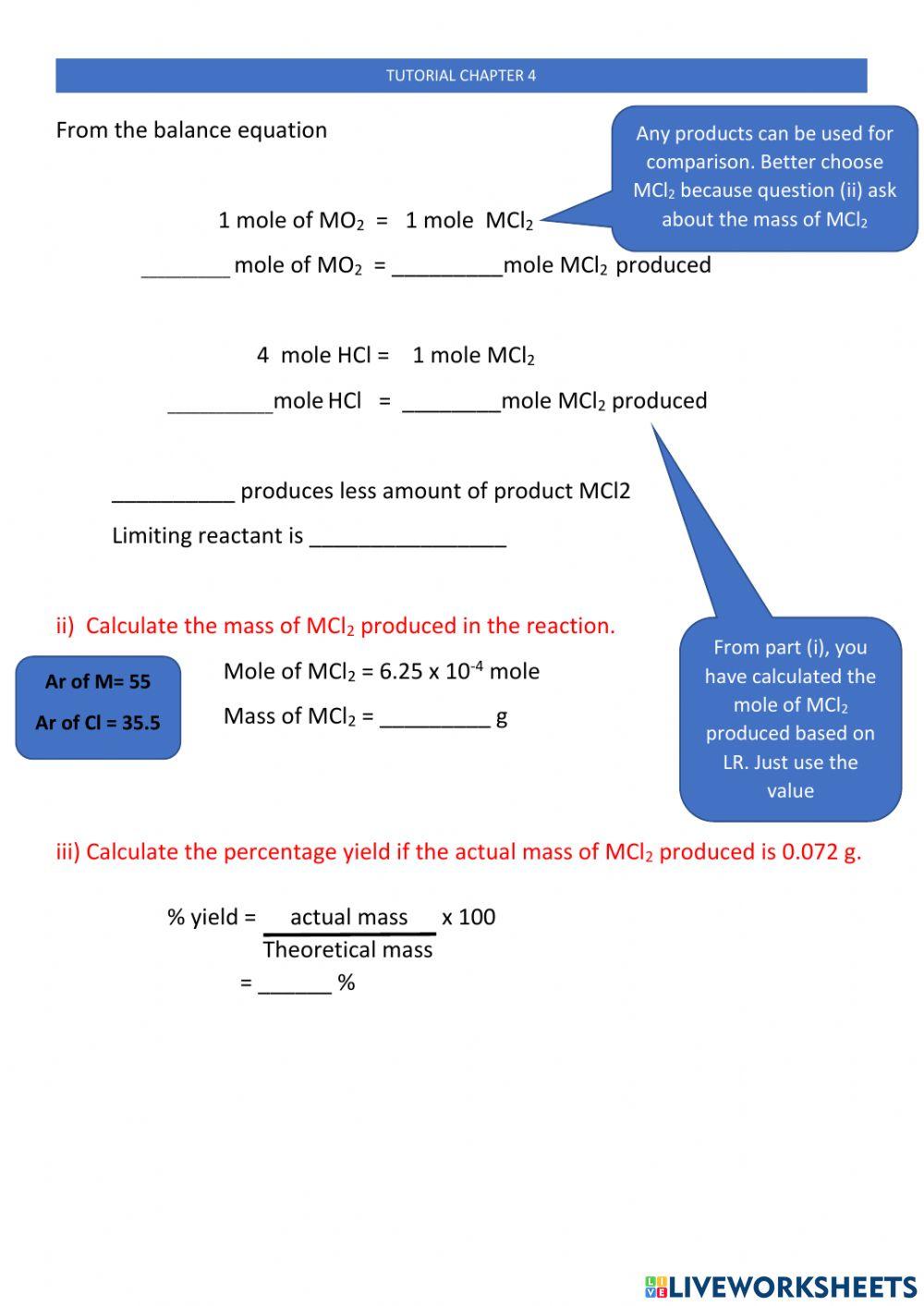 Tutorial Chapter 4 Q 9