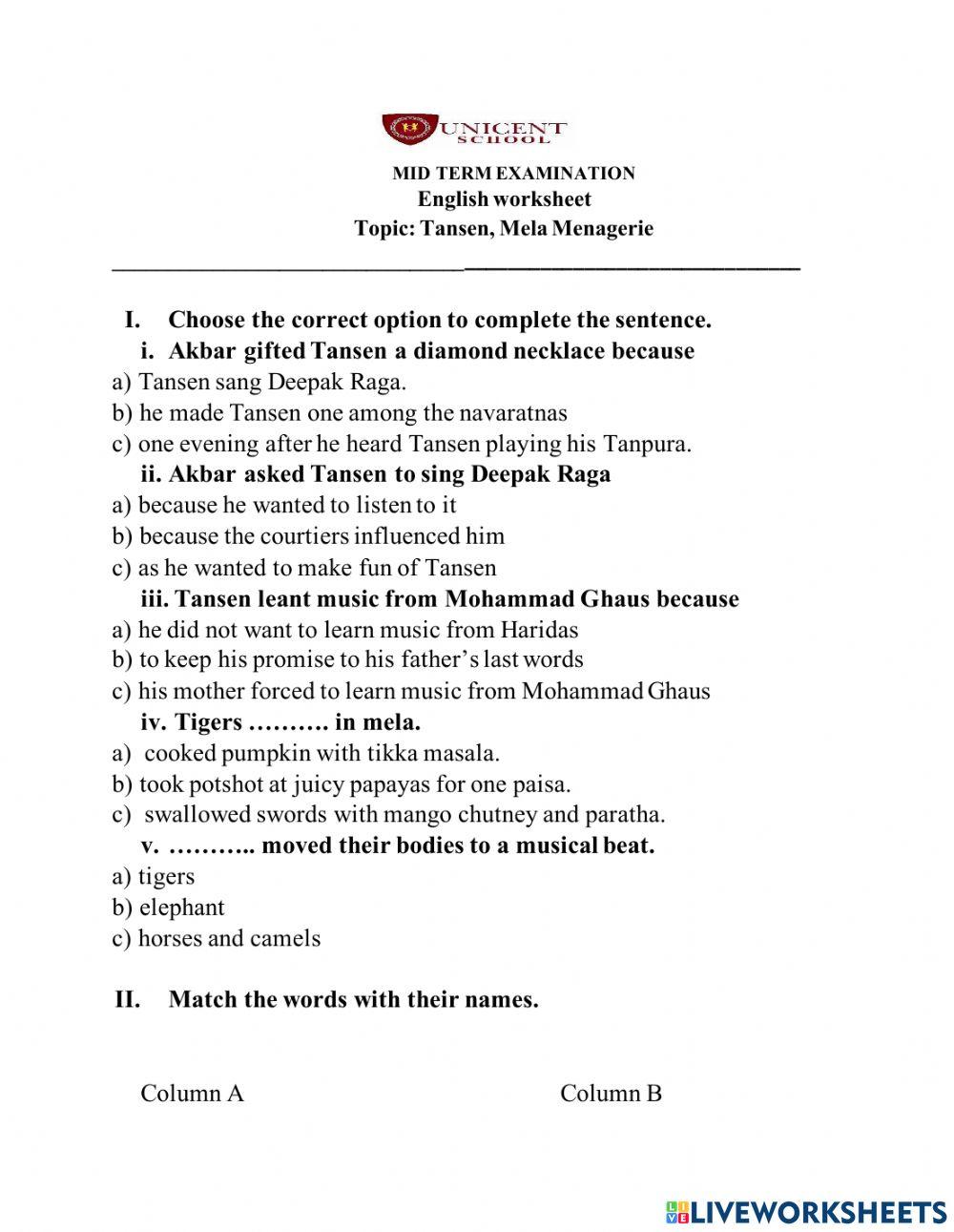 Tansen- the Magical Musician