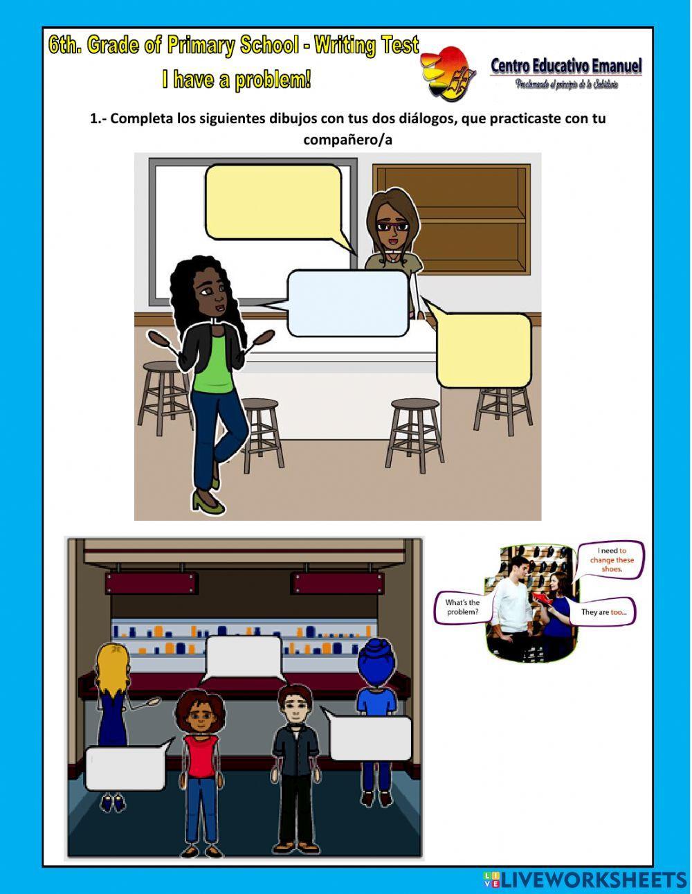 6th. Primary -English Final Test