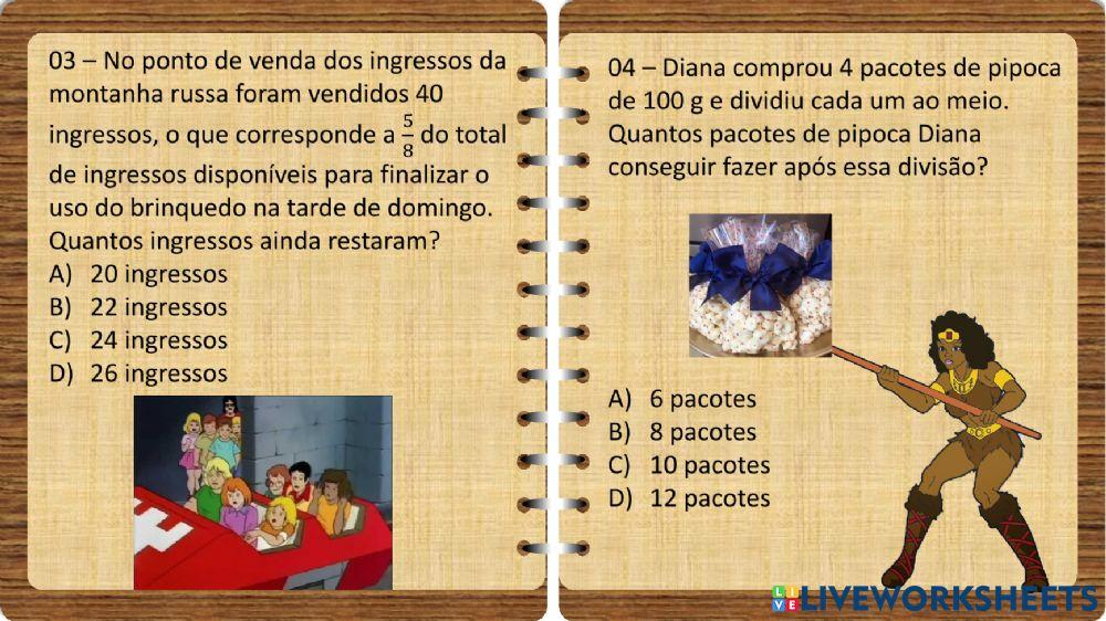 Frações e decimais