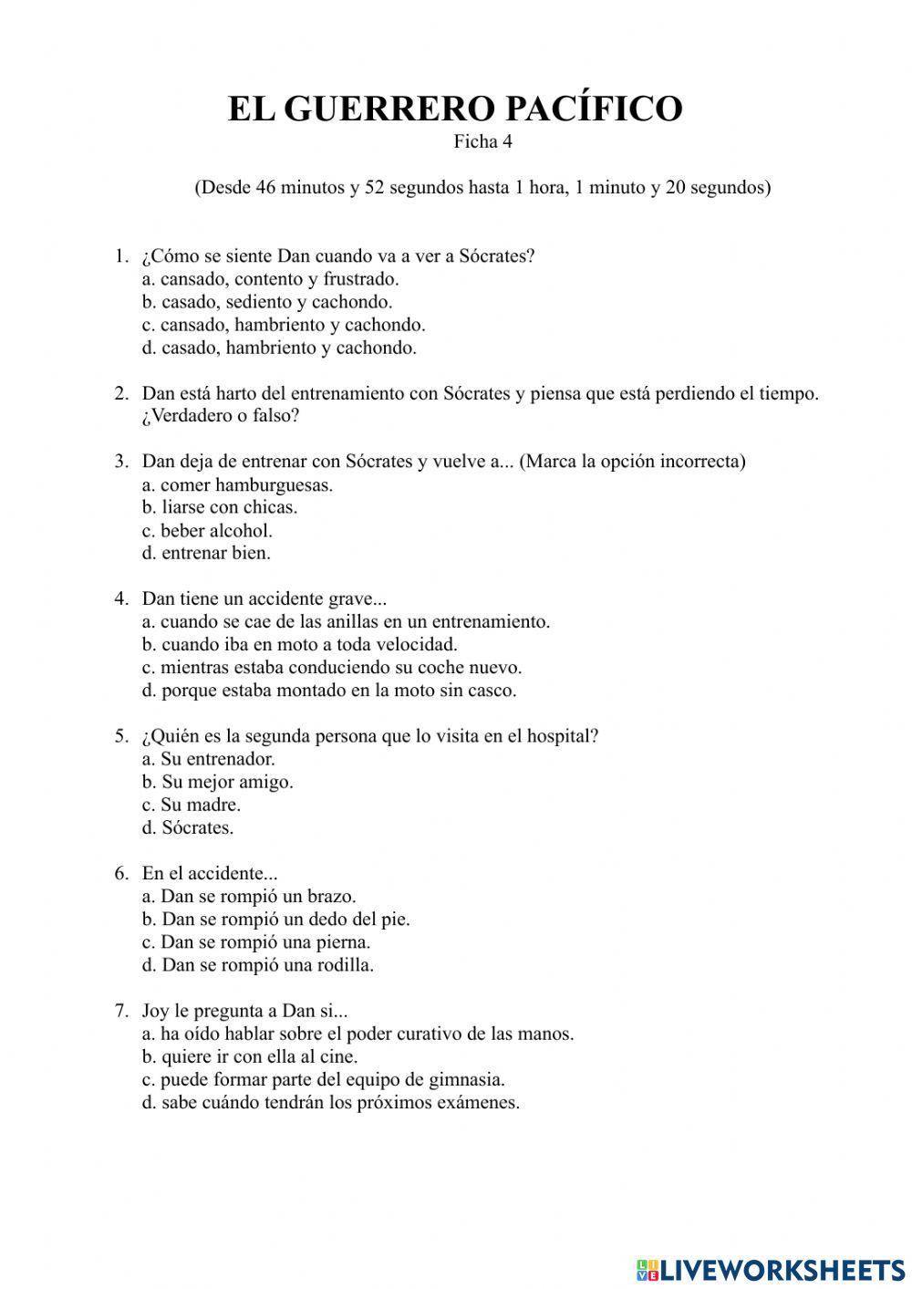 El guerrero pacífico 4