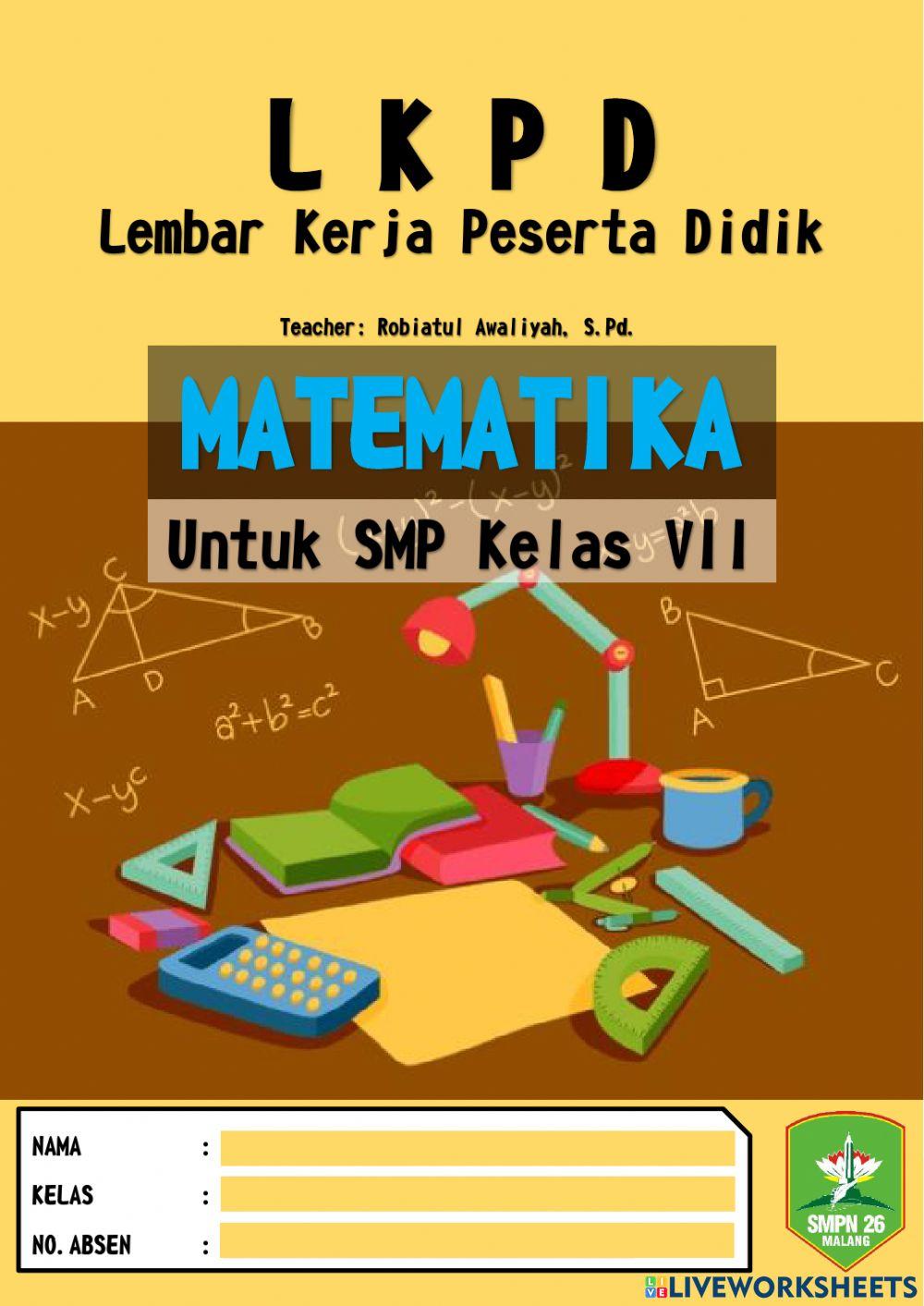 Mengenal Bentuk Aljabar