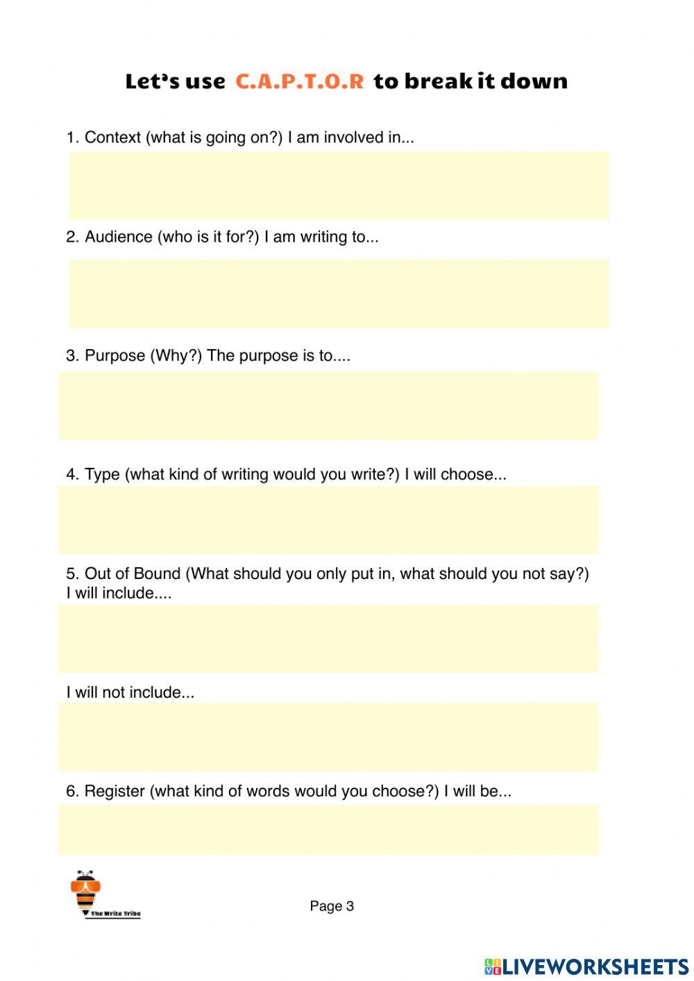 2021 Week 30 Situational: Formal Letter SEC-F part 1