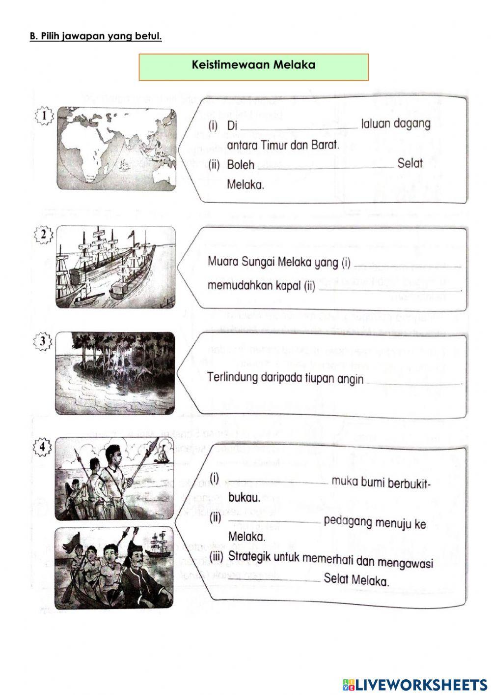 Peristiwa Pembukaan dan Keistimewaan Melaka