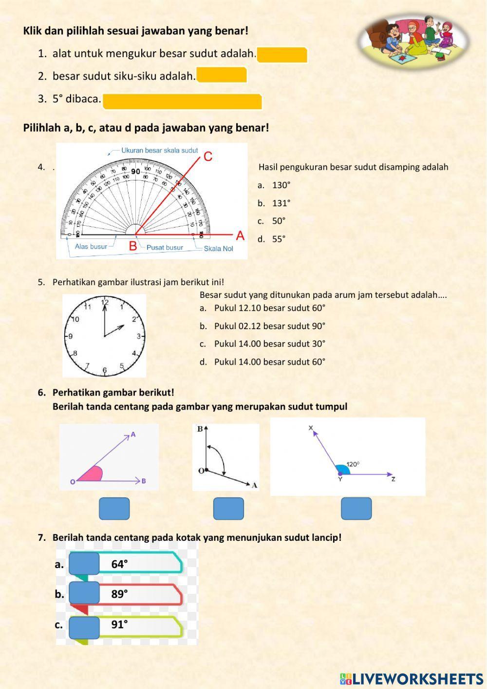 KELAS 4 PENGUKURAN SUDUT 