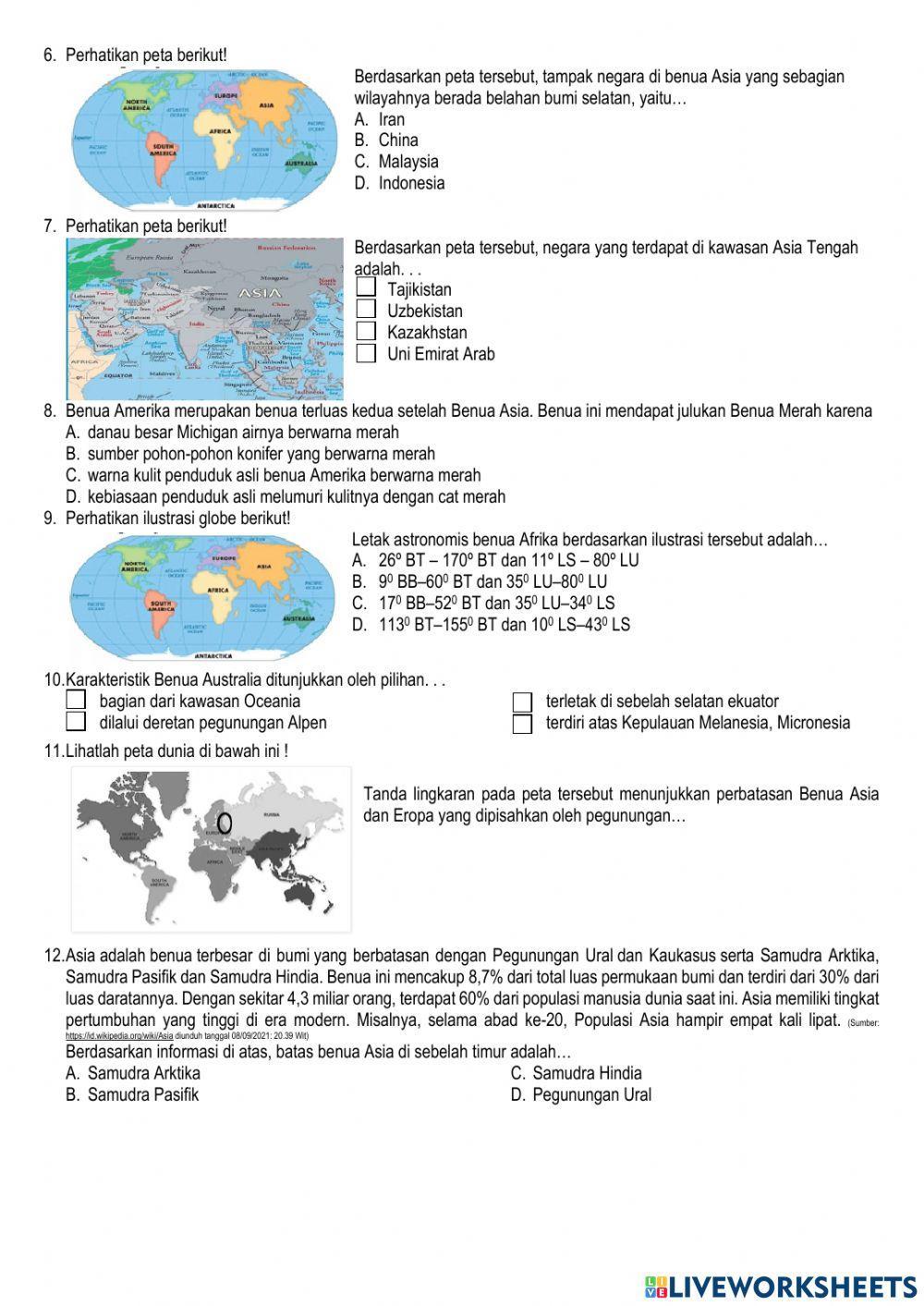 Interaksi Antarnegara Asia dan Negara Lainnya