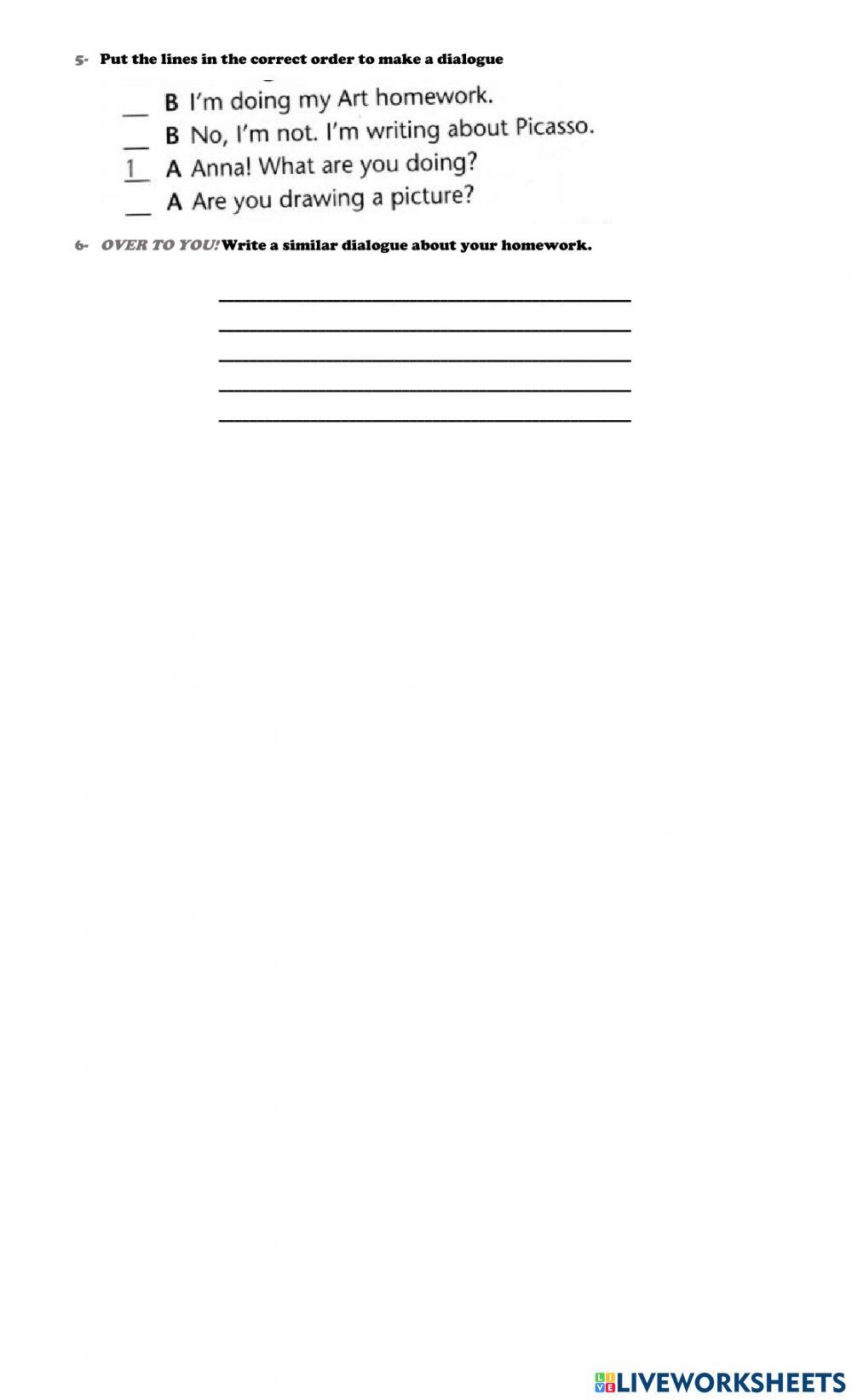 Vocabulary review and grammar