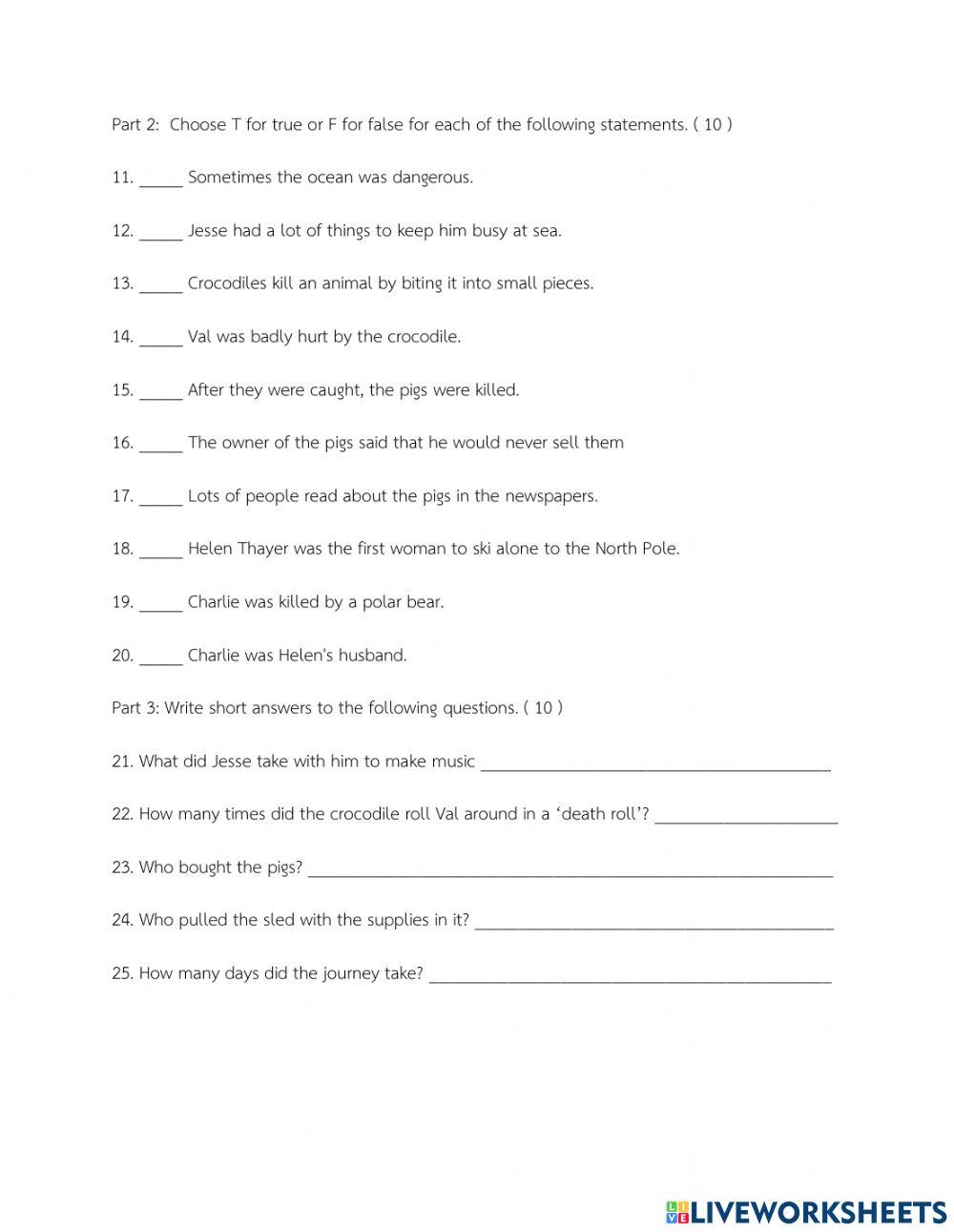 แบบทดสอบปลายภาค ม.5