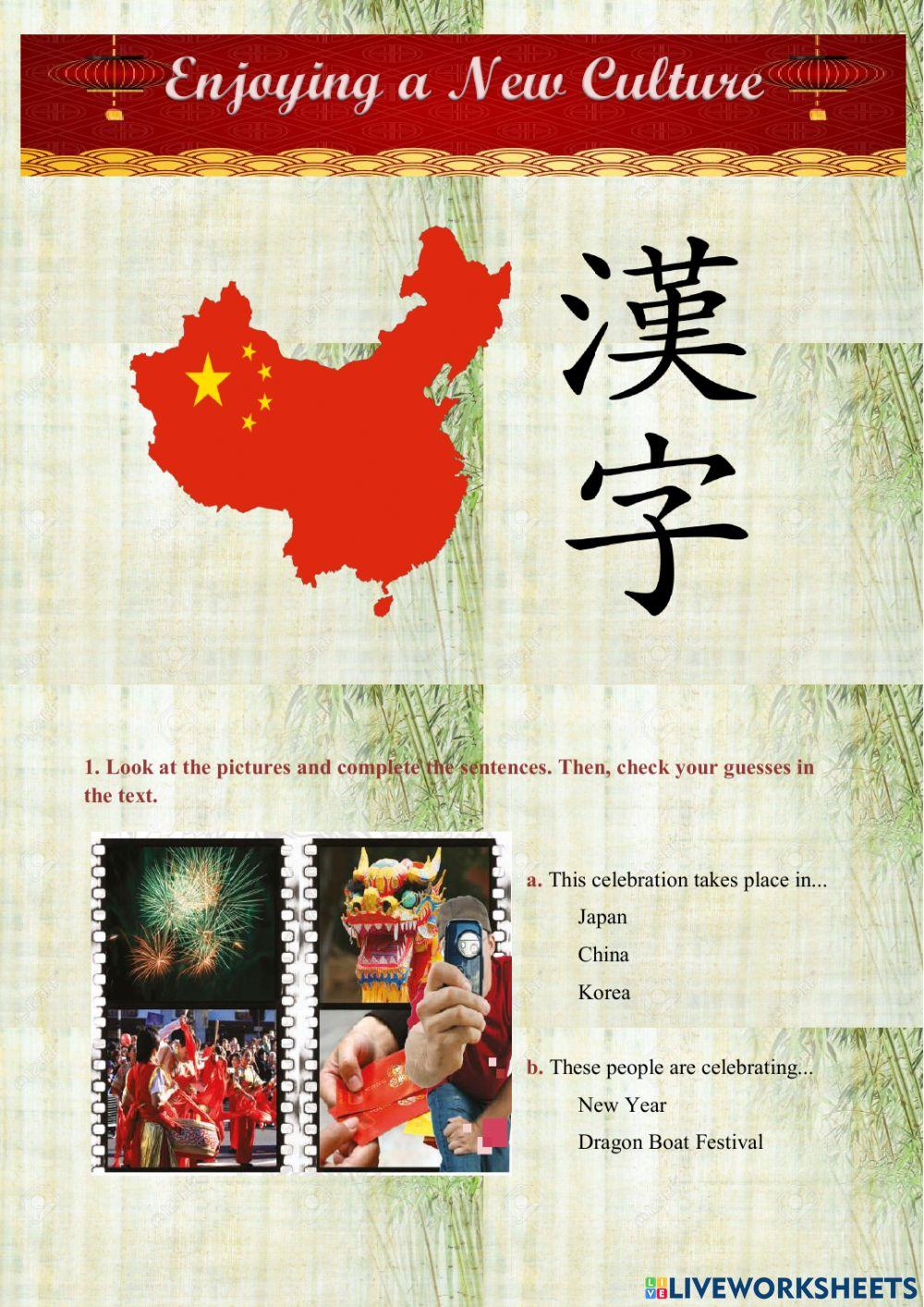 Enjoying a New Culture