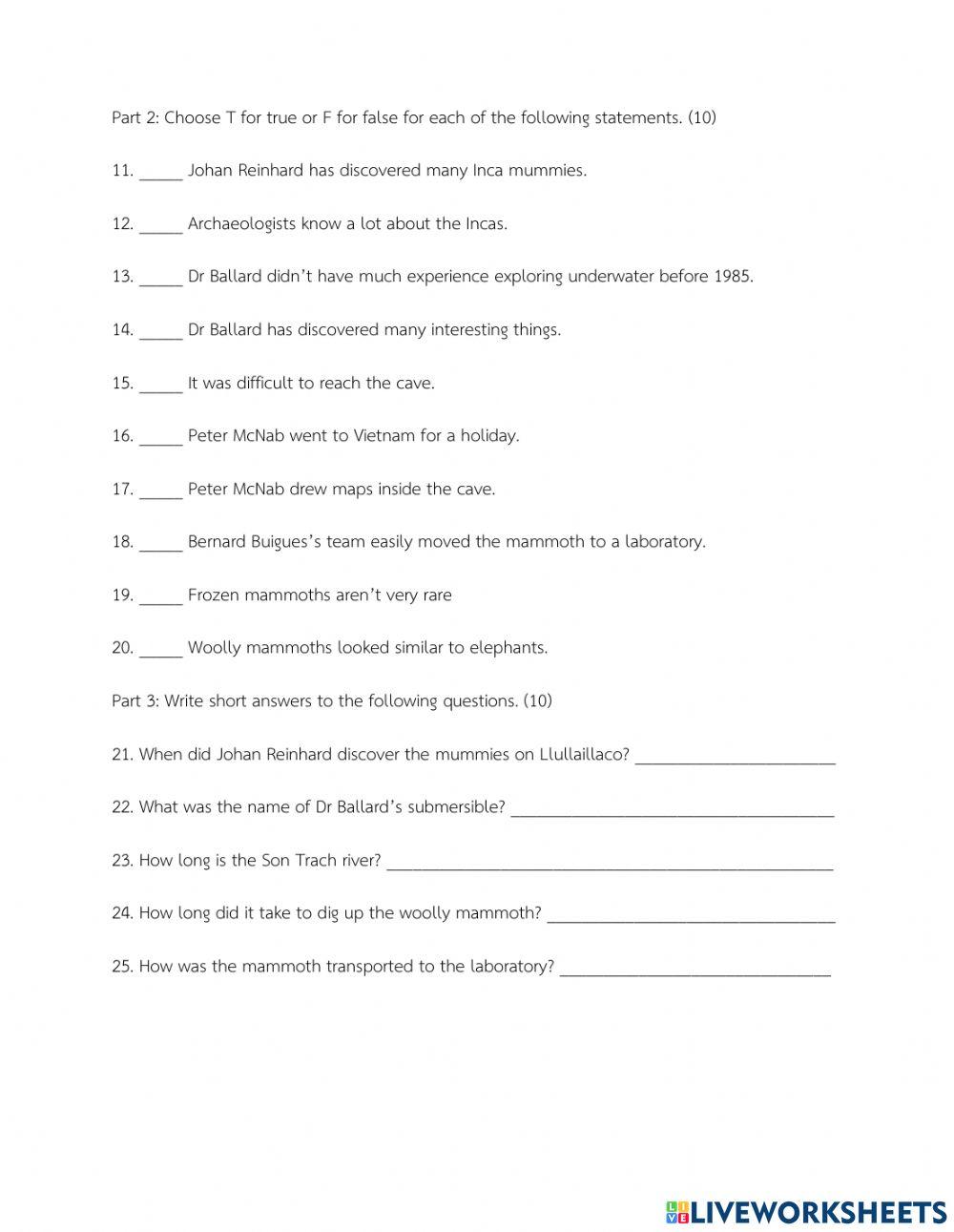 แบบทดสอบปลายภาค ม.6