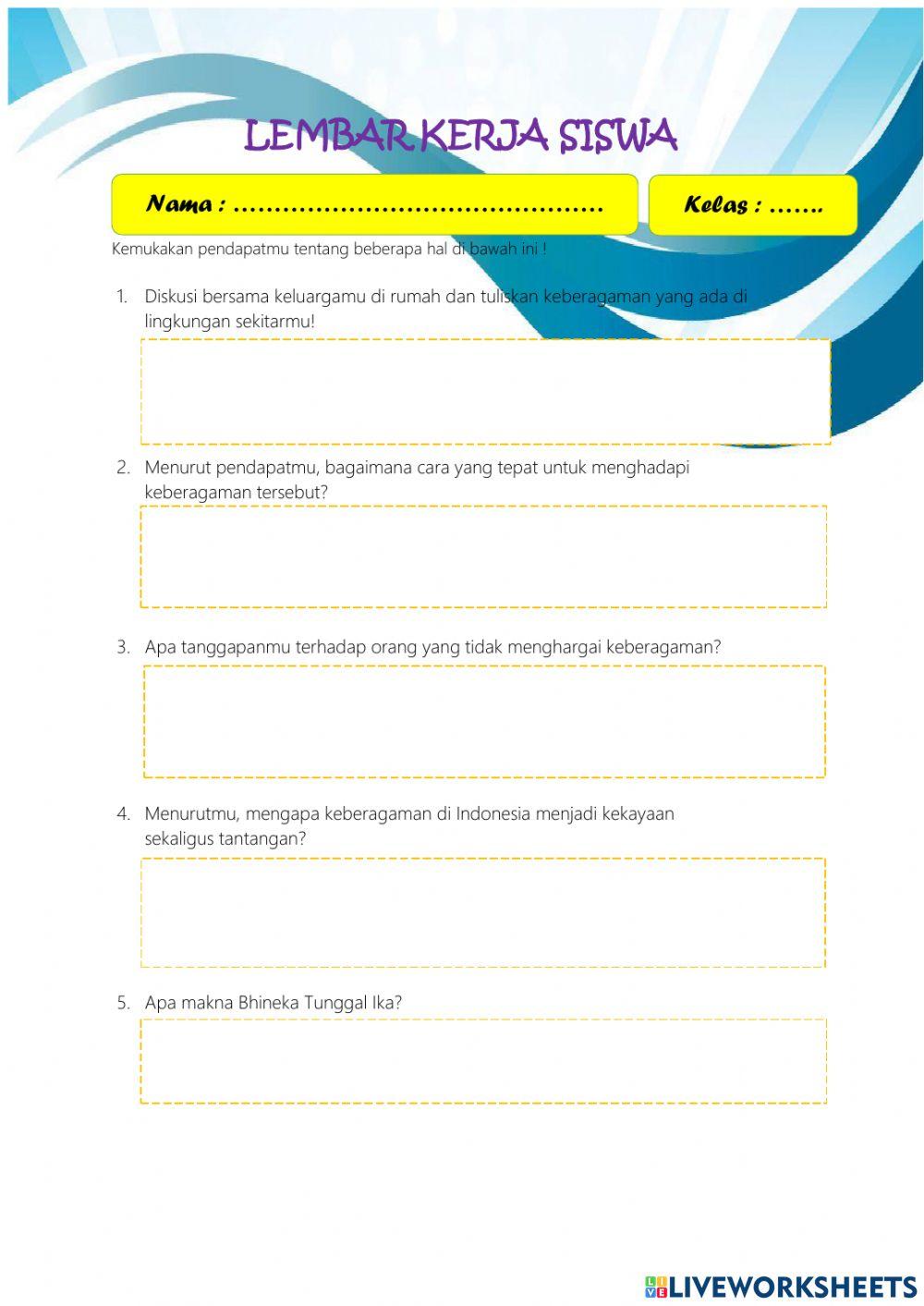 Keberagaman Bangsa Indonesia