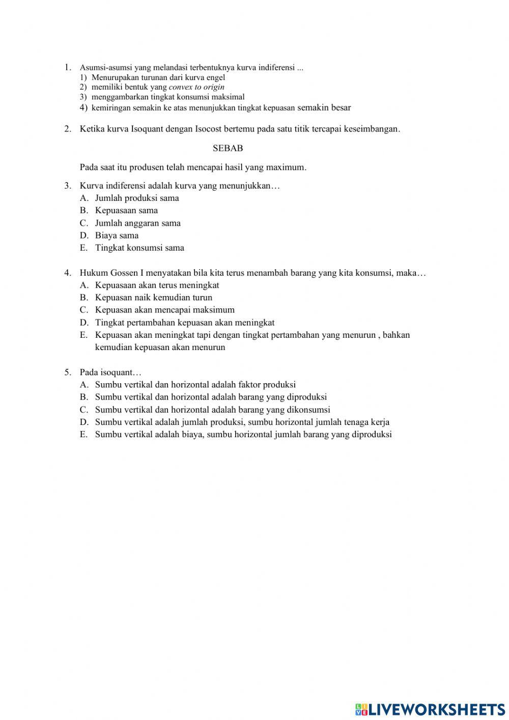 Post test reguler ptn ekonomi 3