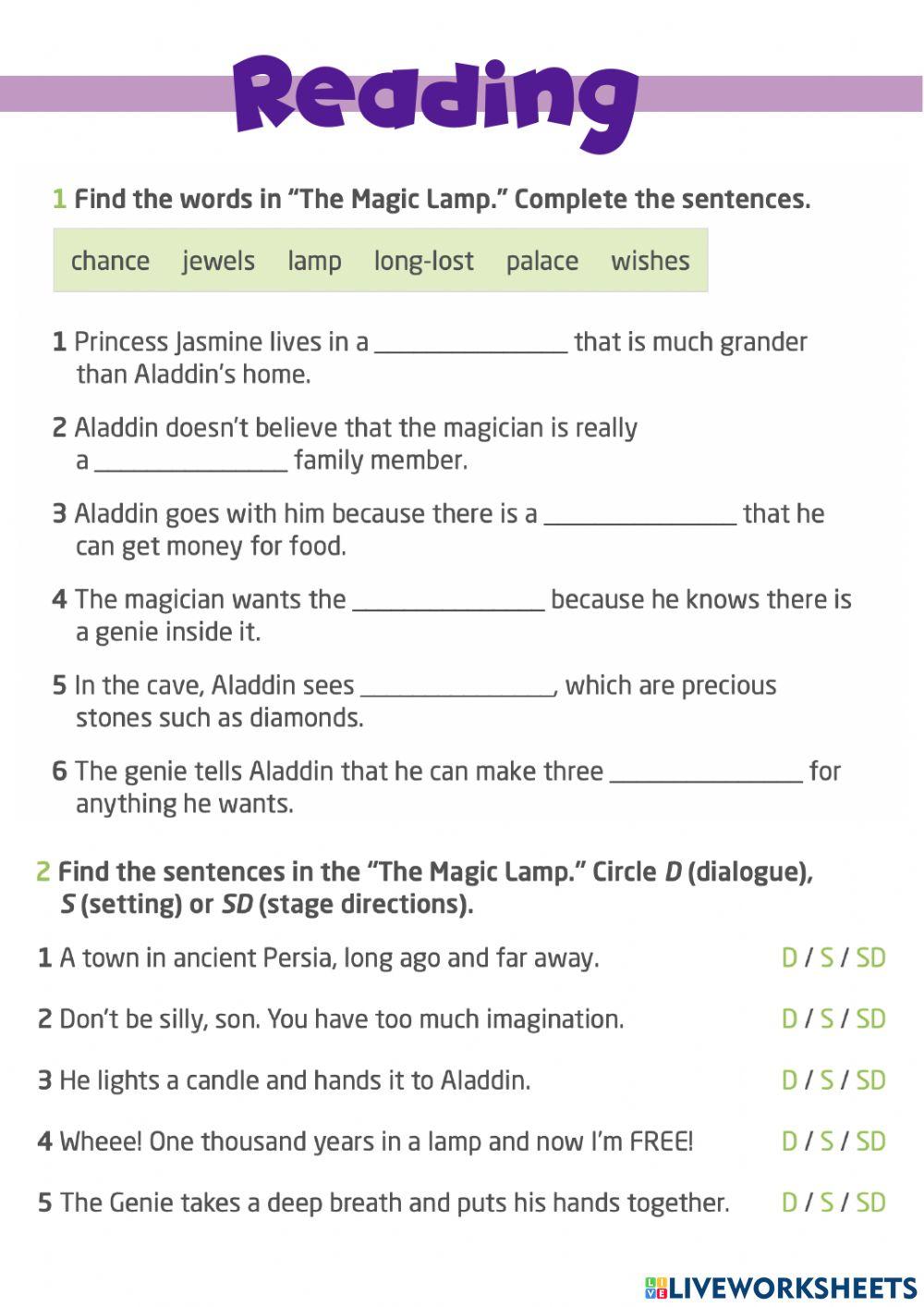 Reading Comprehension