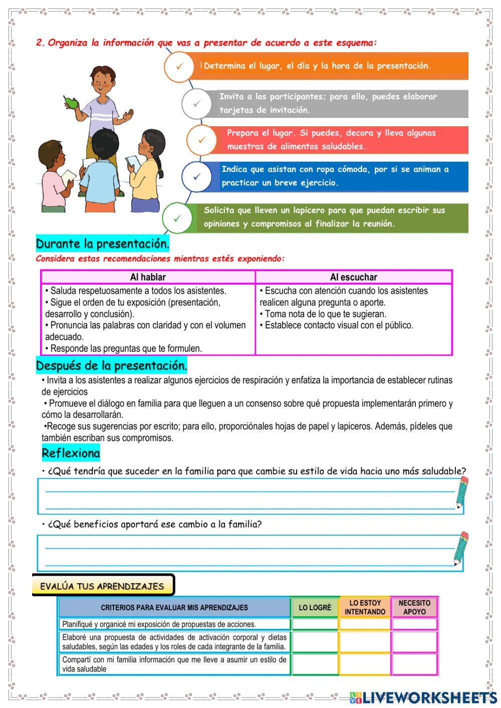 Compartimos nuestra propuesta de acciones.