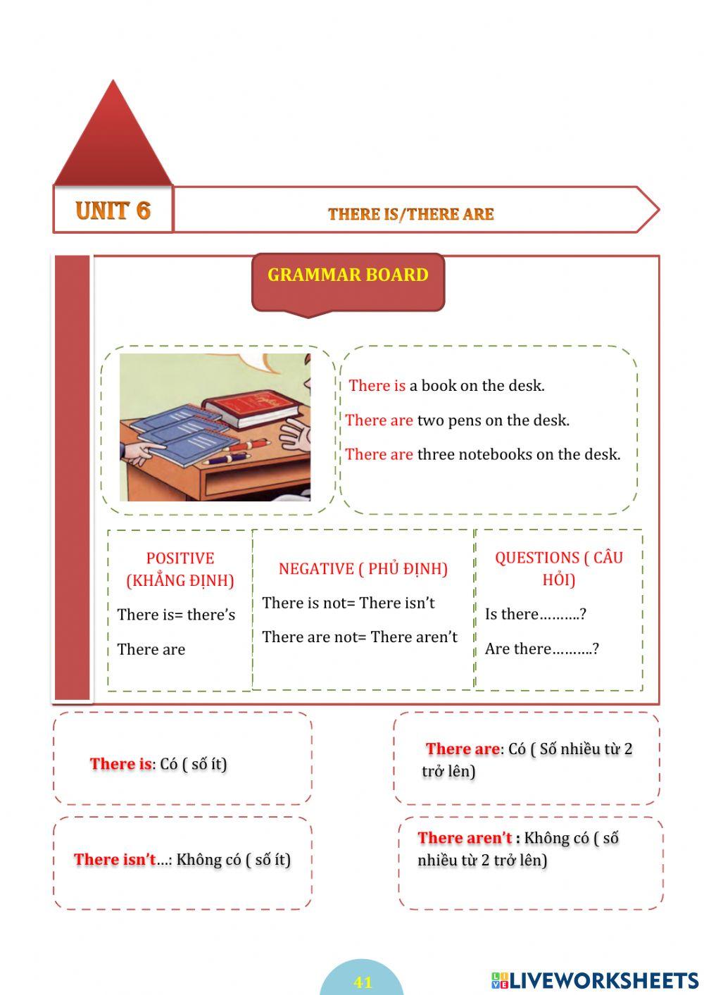 There is there are(p41-43)