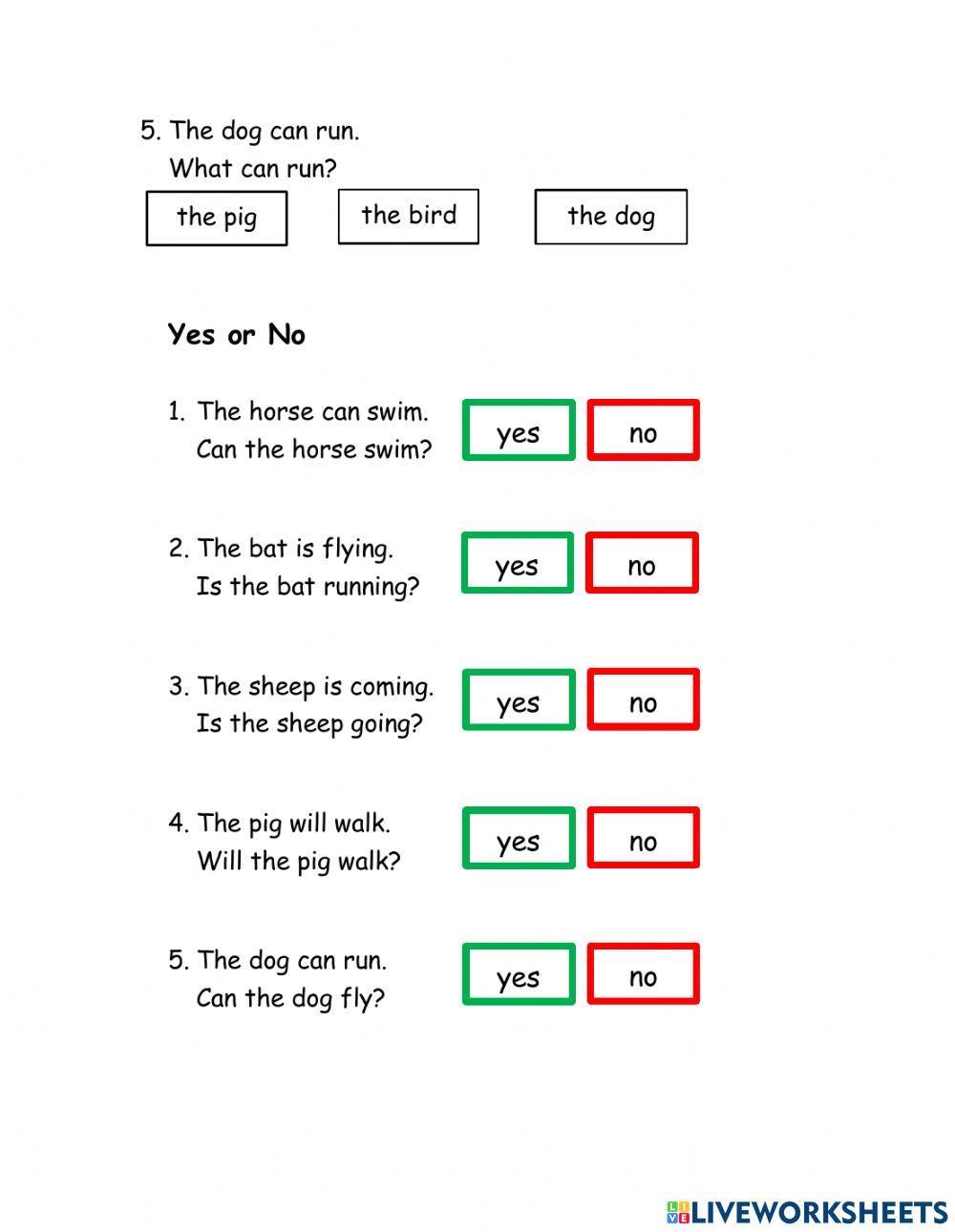 Reading final worksheet (unit y-b )