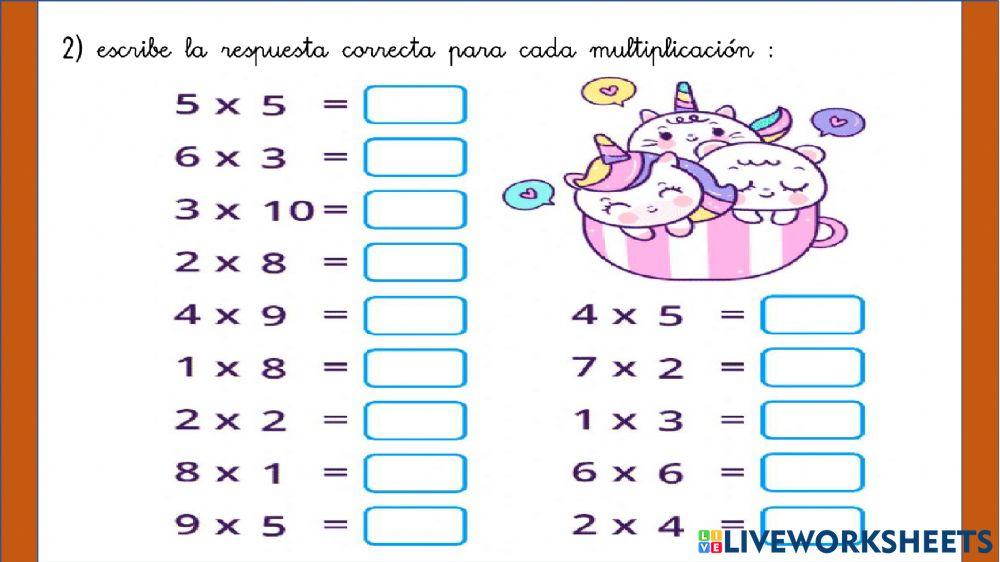 Multiplicaciones
