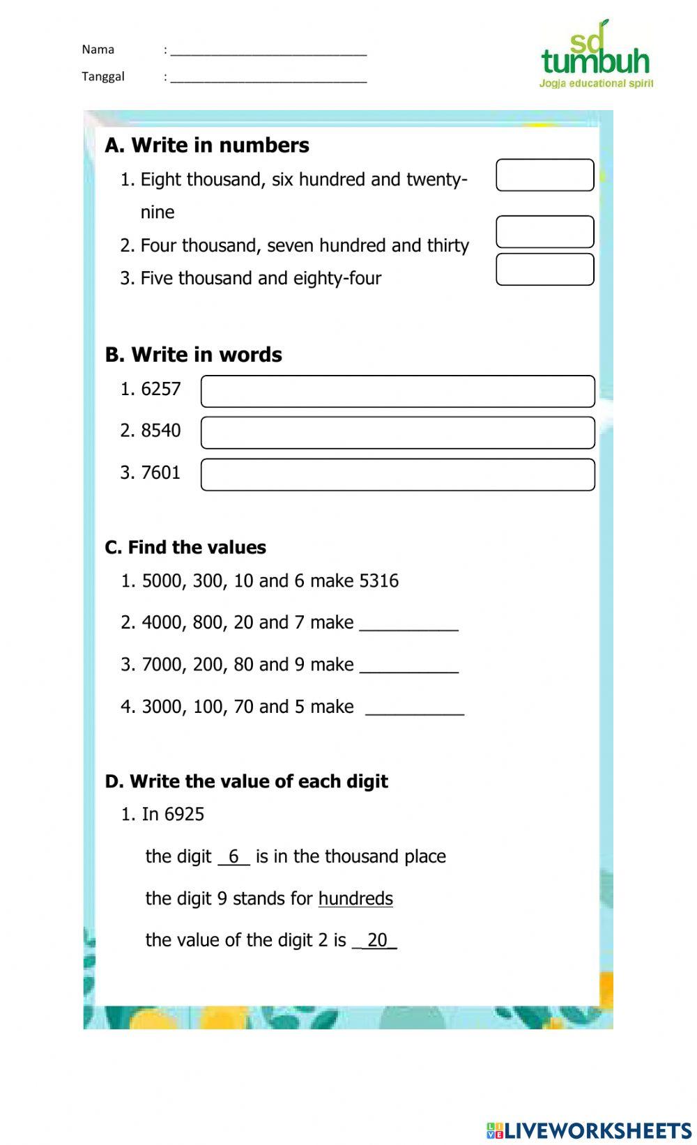 CIPP Math-Numbers