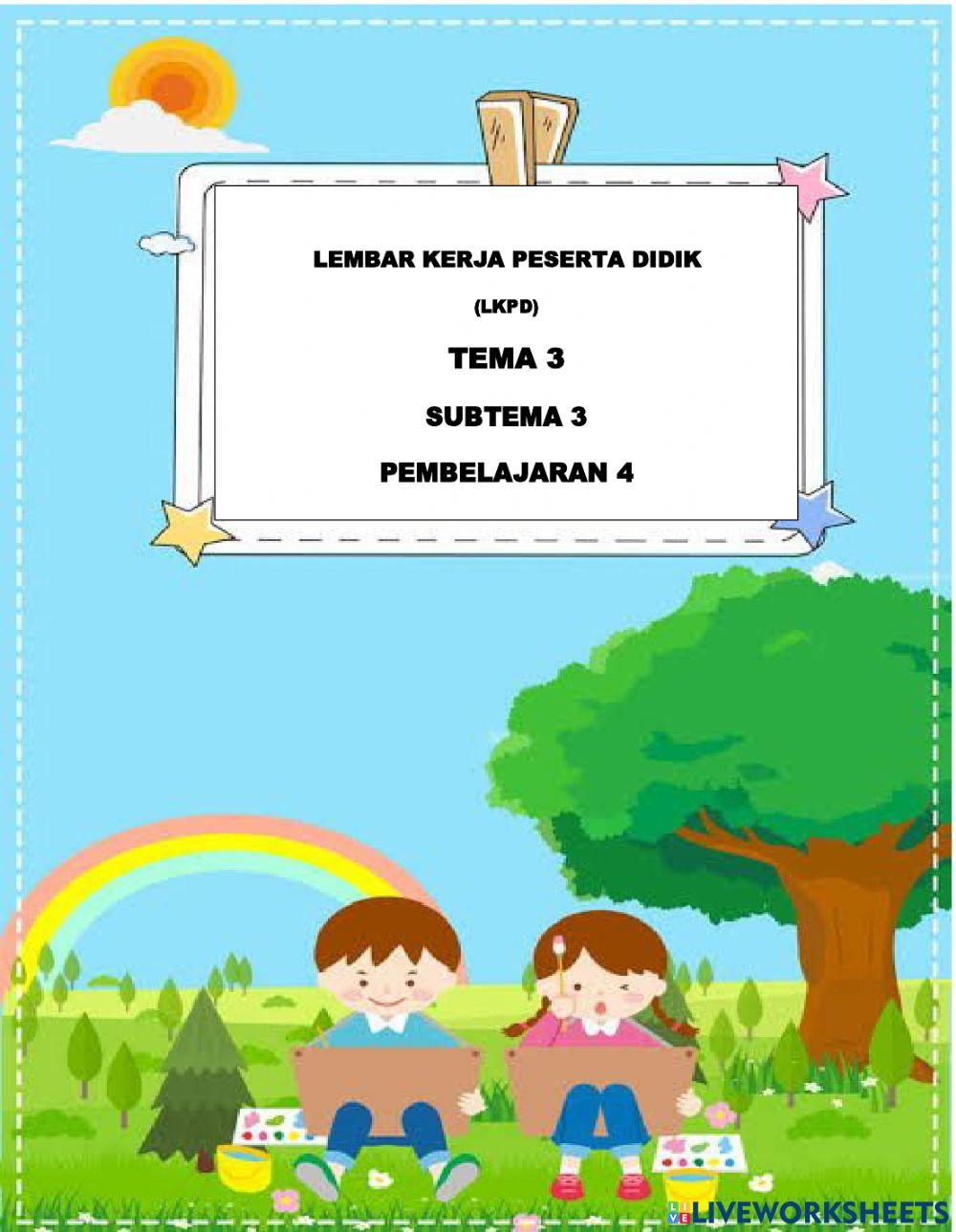 Tema 3 Subtema 3 Pembelajaran 4