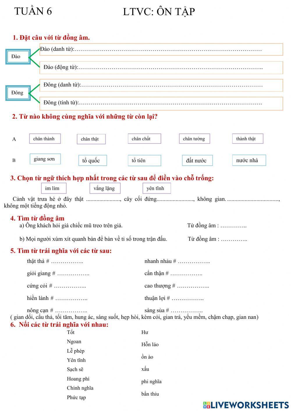 Luyện Từ Và Câu - Tuần 7