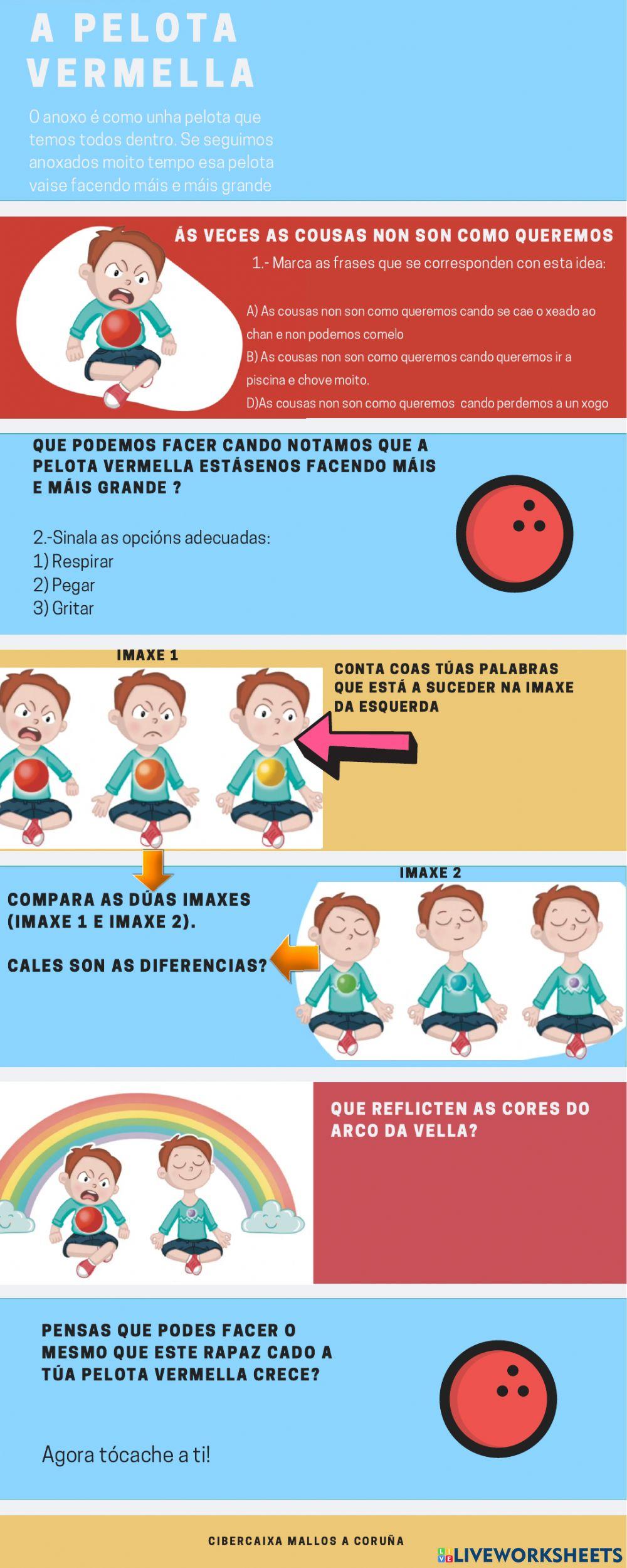 A pelota VERMELLA (EMOCIONS: TOLERANCIA A  FRUSTRACIÓN)