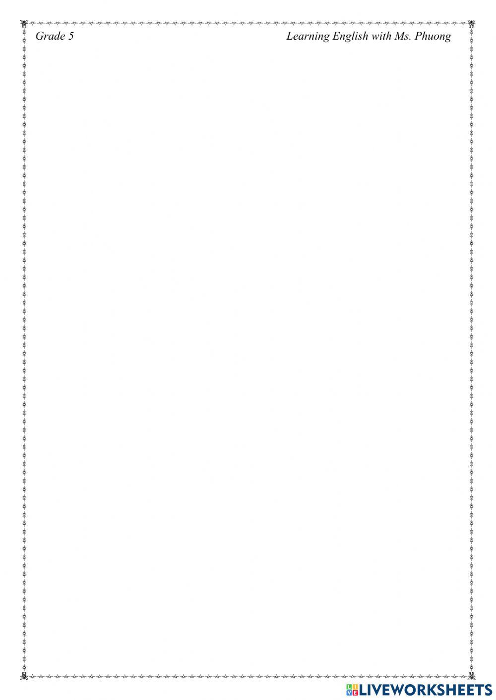 English 5- Unit 1-2 - Listening