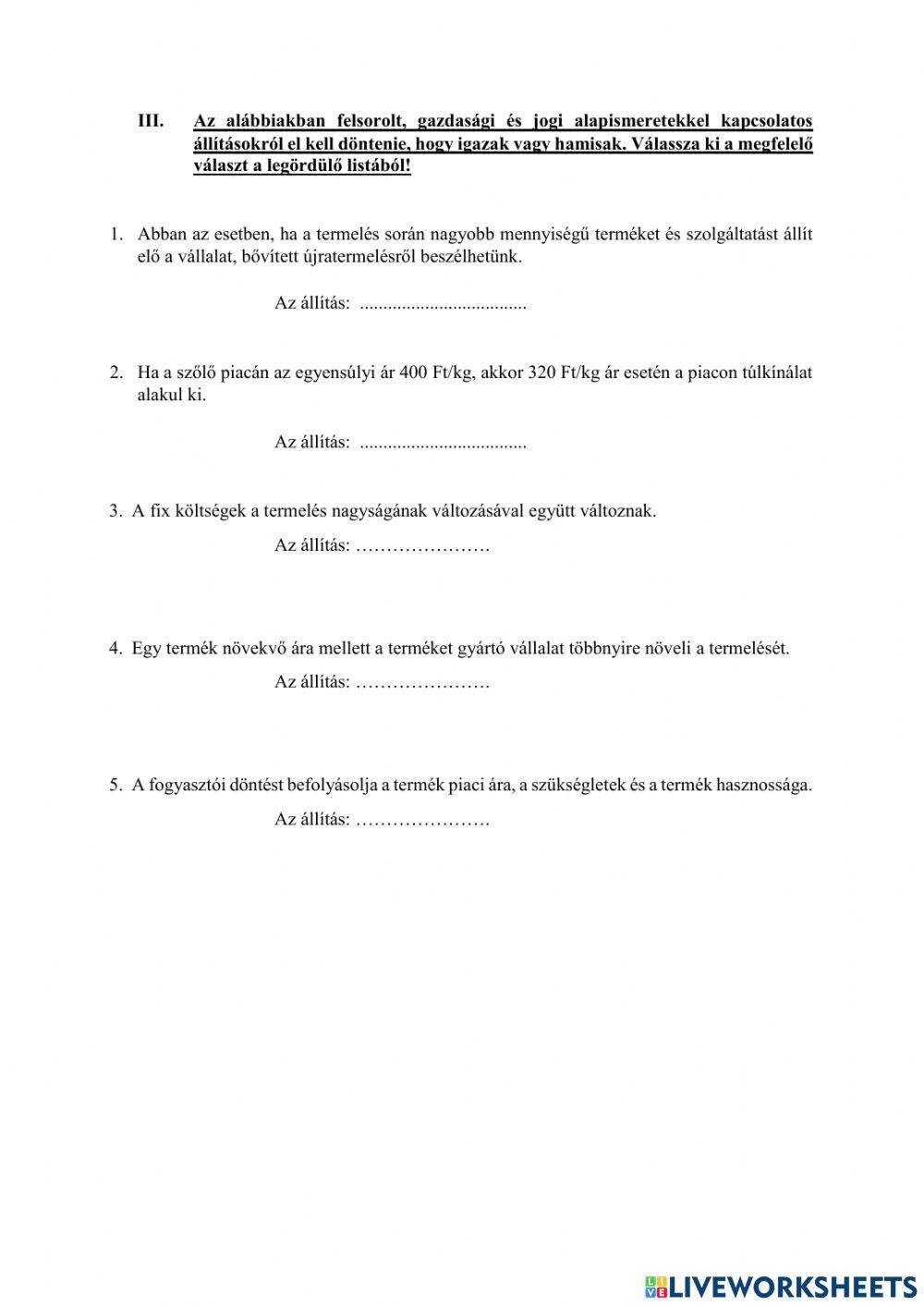 10.DÜ év elej felmérő gazdjogból