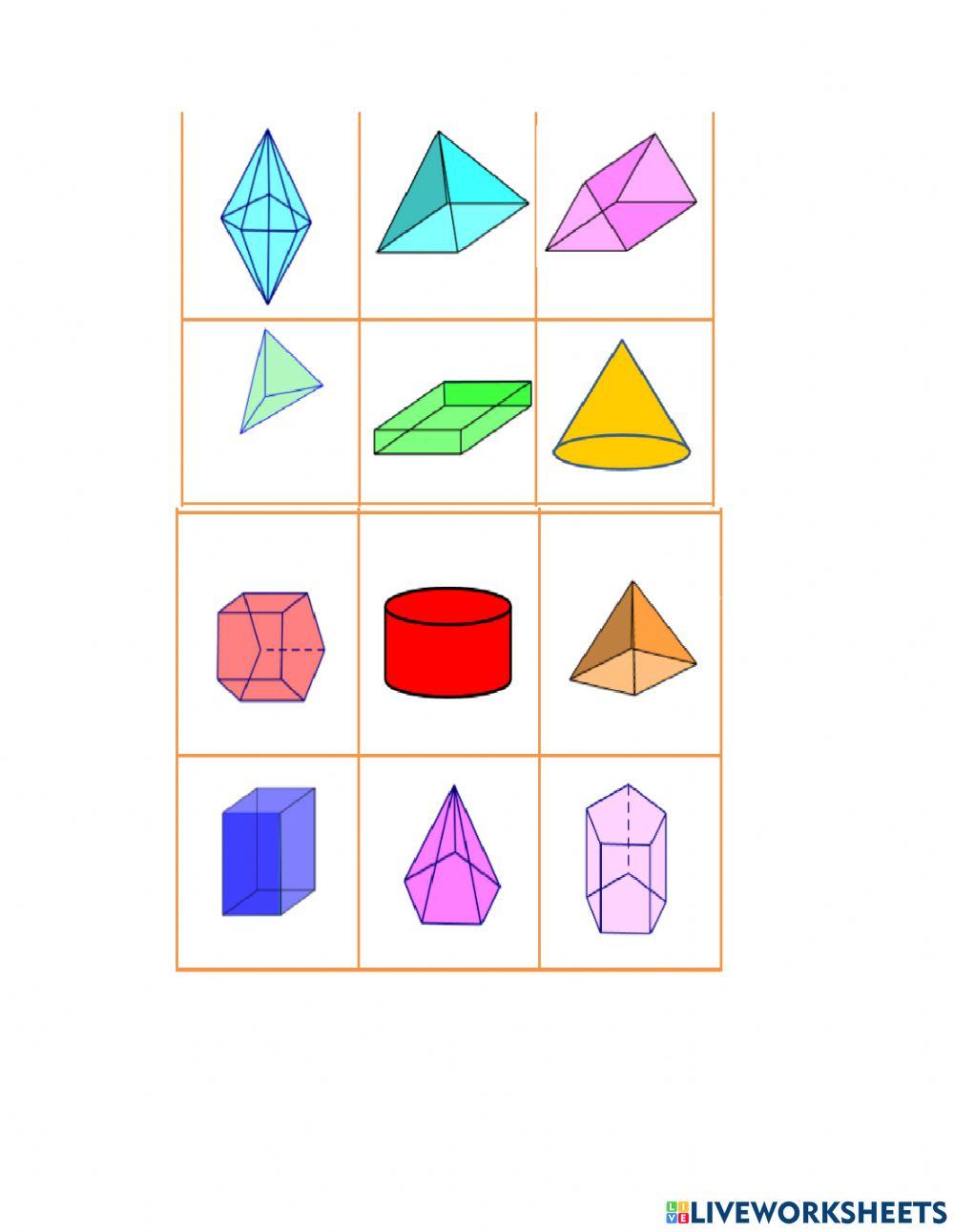 ใบงานบอกลักษณะปริซึม