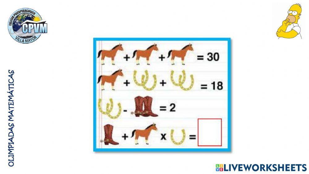 Razonamiento lógico y fracciones