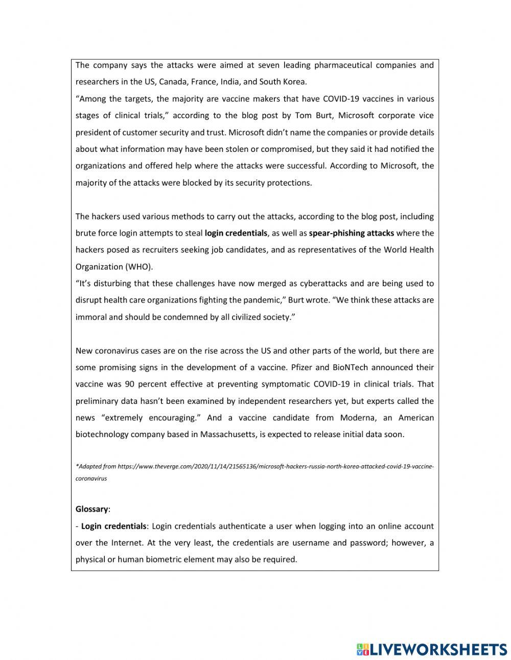 Cycle 3 Unit 3 Reading 1