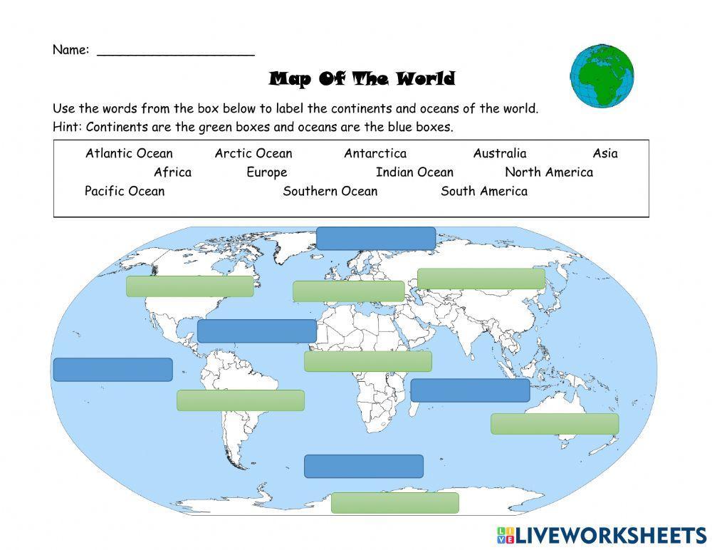 1402194 Map Of The World Ljohnson34 LiveWorksheets 10916142822324513001 