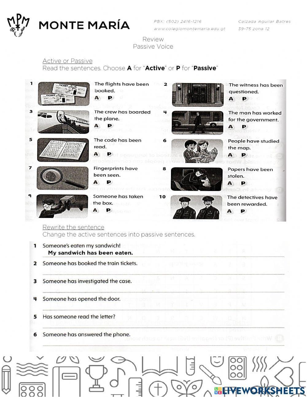 Passive voice Present Perfect