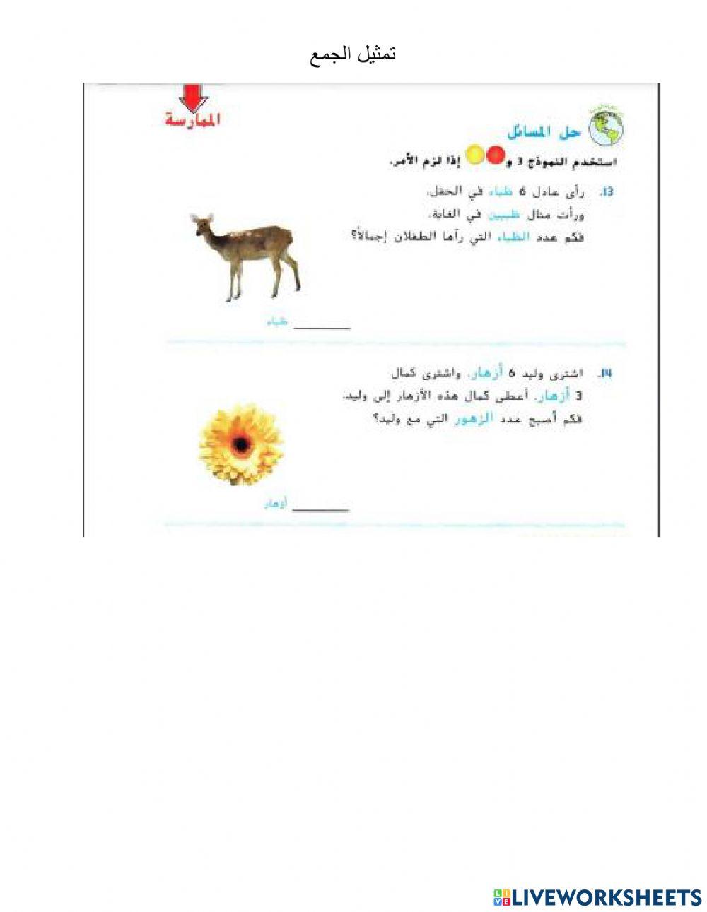 تمثيل الجمع