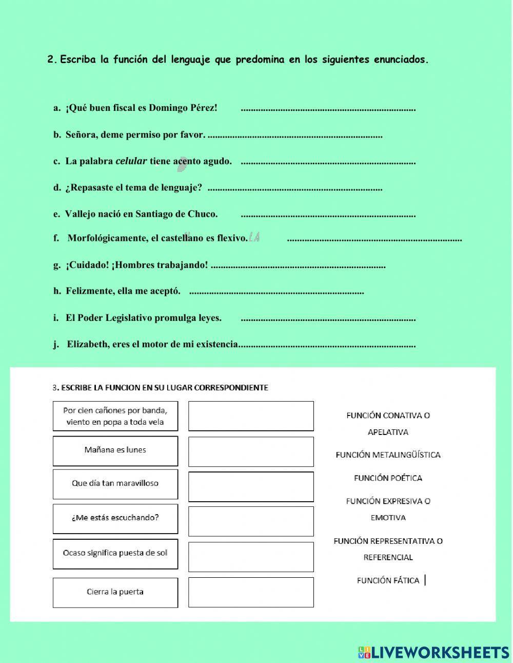 Funciones del Lenguaje