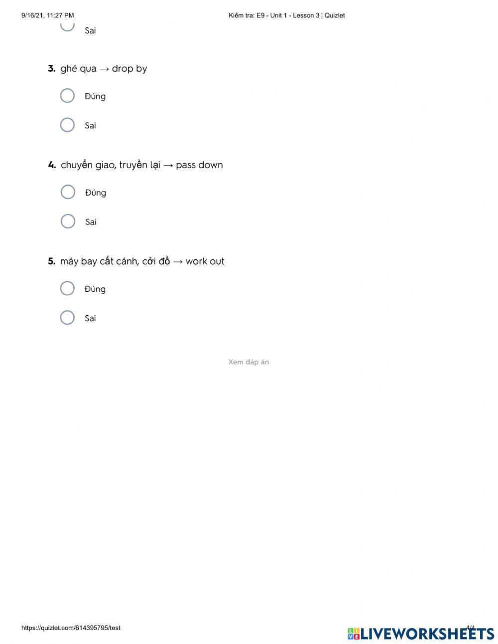 E9 - U1 - L3 - Quick check