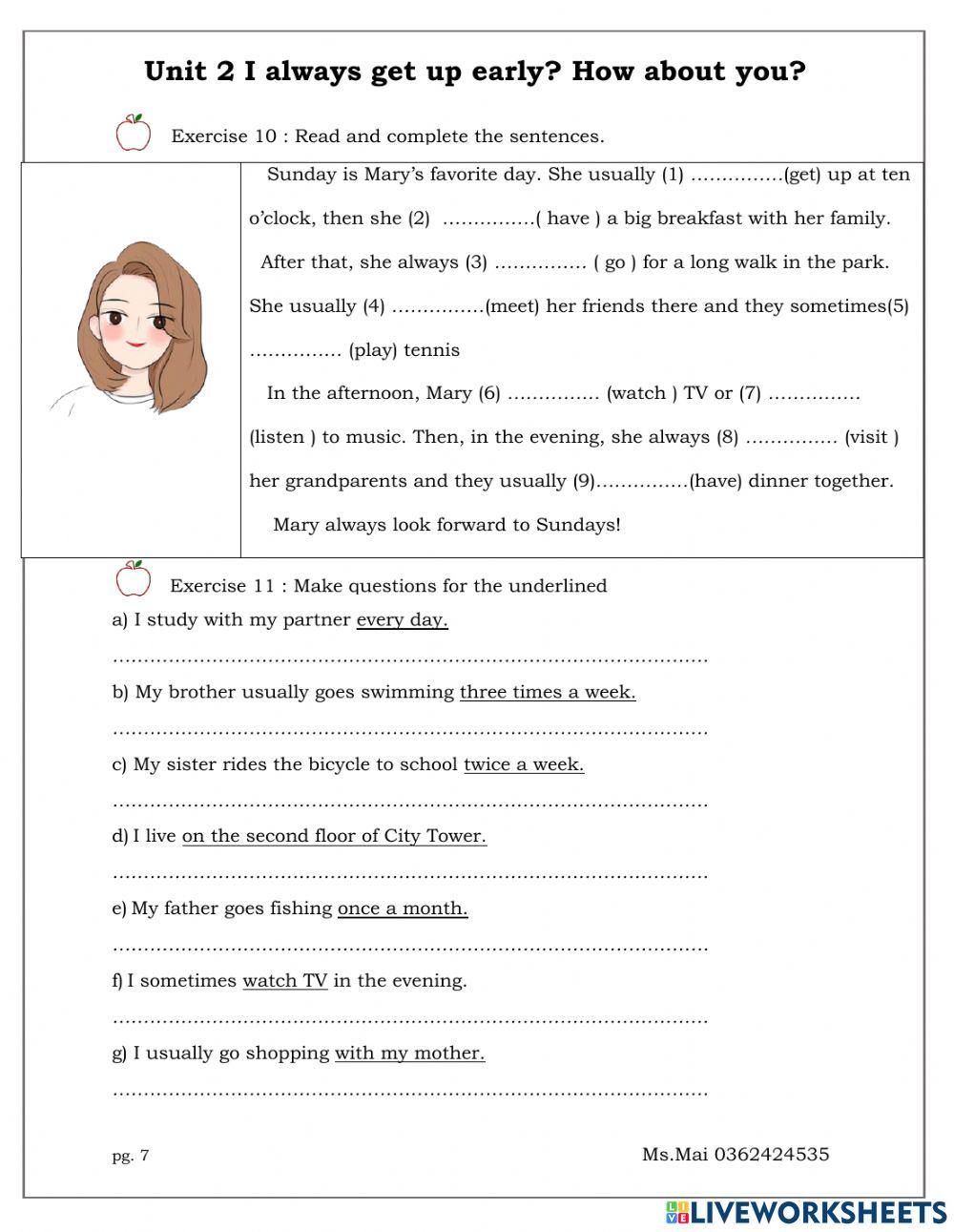 3FE- Unit 2 - Grade 5