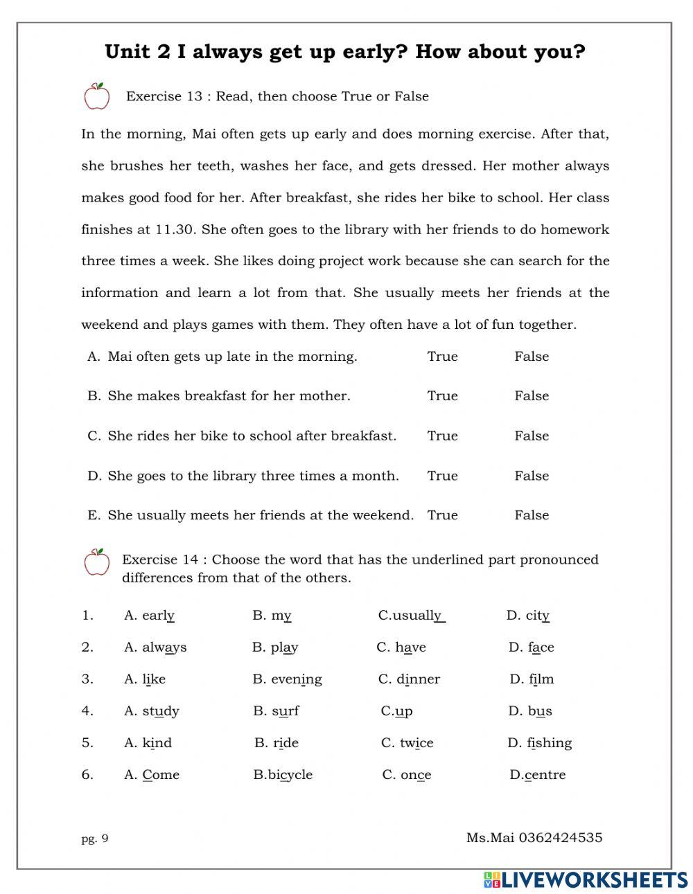 3FE- Unit 2 - Grade 5