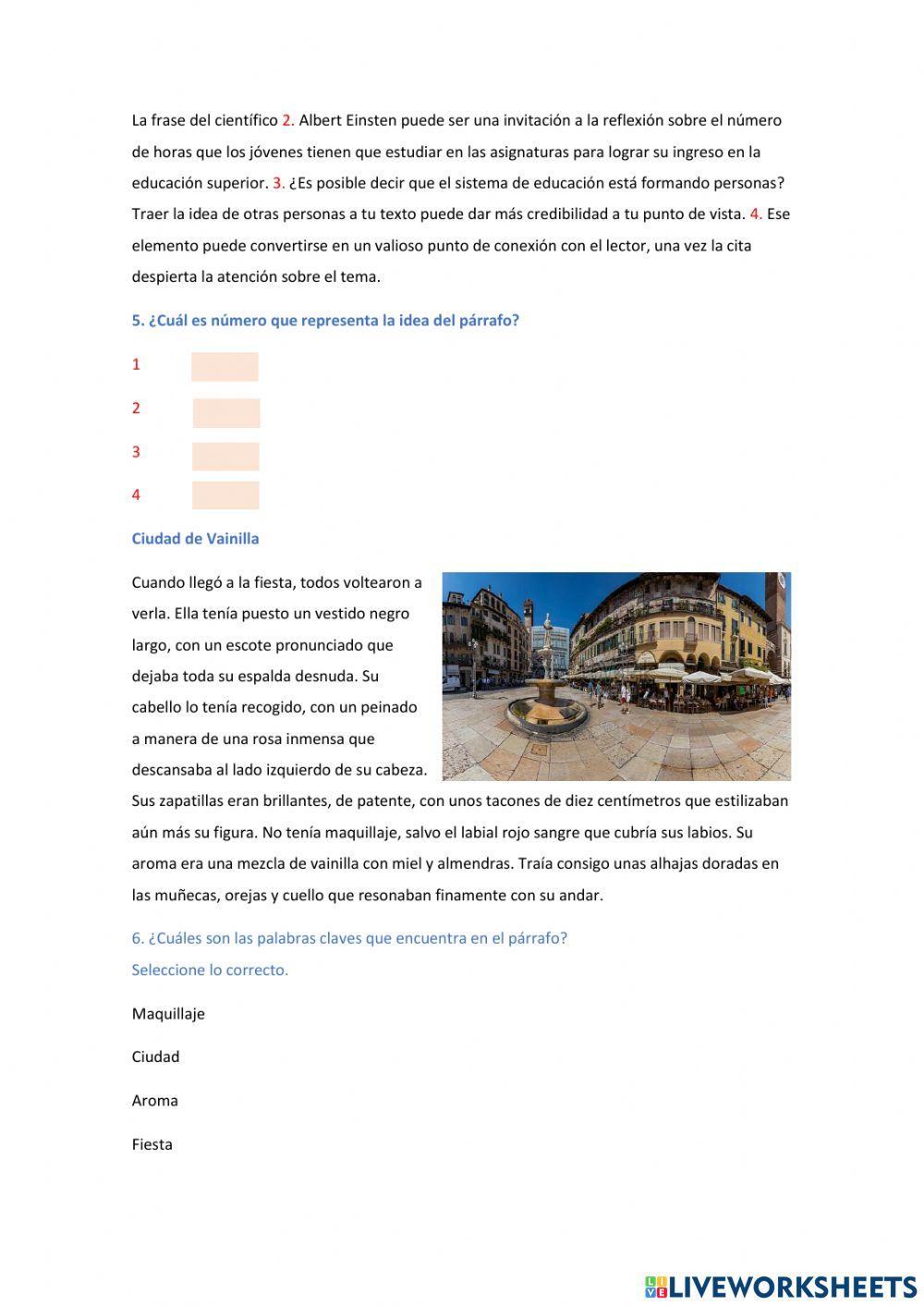 Comprensión Lectora